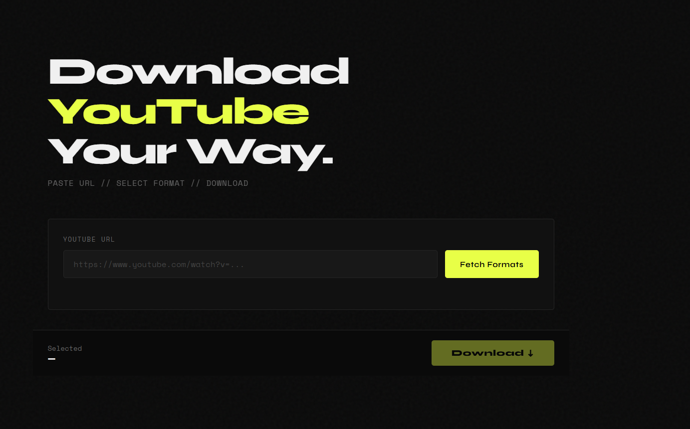 YouTube Video Downloader